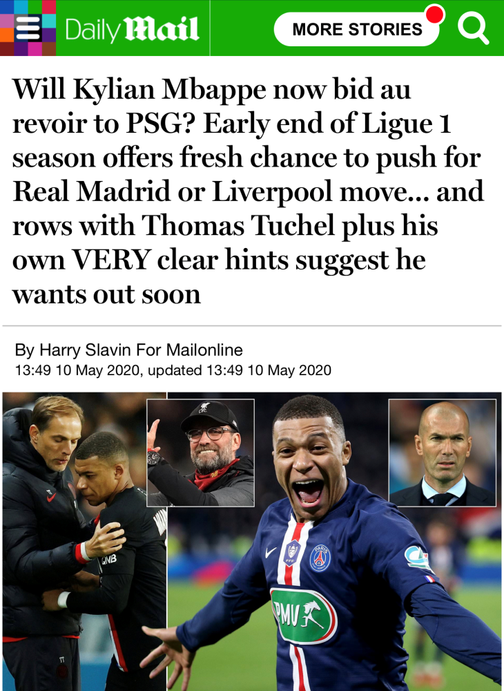 4次超越因扎吉，姆巴佩是欧冠客场戴帽次数最多的球员（姆巴佩4次欧冠客场戴帽，超越因扎吉成历史第一人）